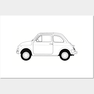 Fiat 500 Posters and Art